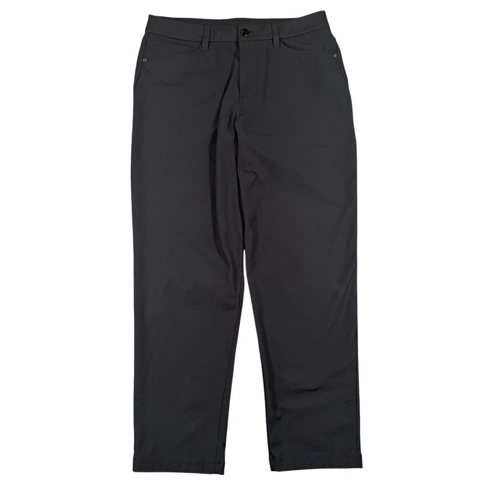 Lululemon ABC Relaxed Fit 5 Pocket Pant Warpstreme Black Sz 31x28 LM5AXTS EUC